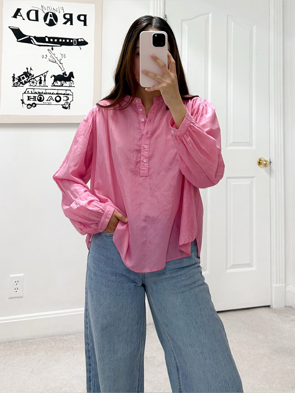 XiRENA Silk Blend Greer Top in Pink